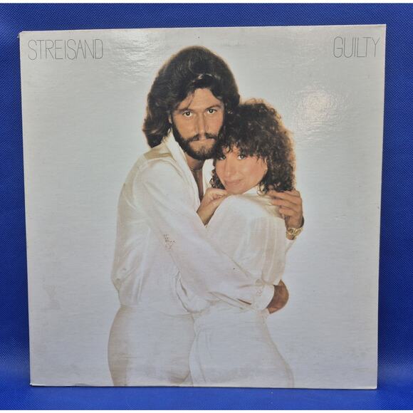 Vintage 1980 Streisand Gibb GUILTY Vinyl Record Inner Sleeve - Picture 1 of 9